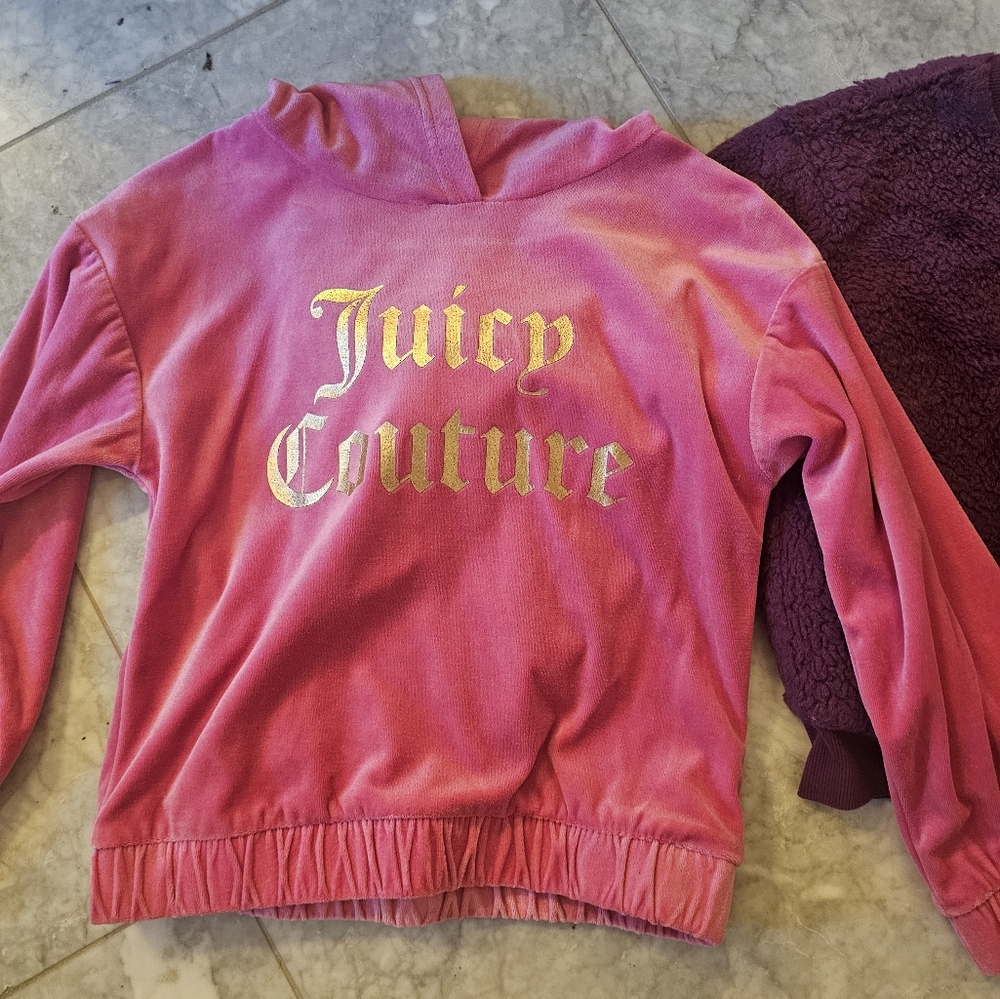 Bundle of 2 girls Juicy Couture hoodie - Picture 4 of 7